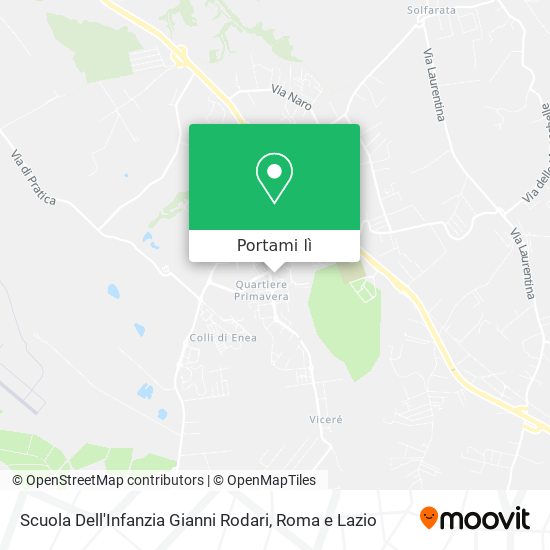 Mappa Scuola Dell'Infanzia Gianni Rodari