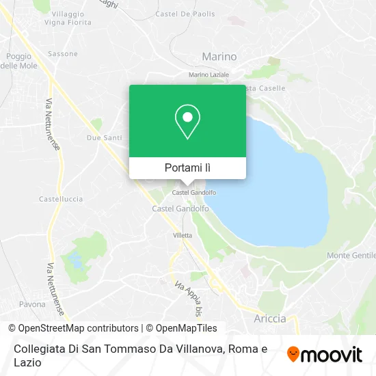 Mappa Collegiata Di San Tommaso Da Villanova