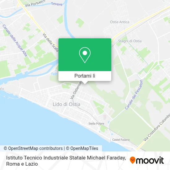 Mappa Istituto Tecnico Industriale Statale Michael Faraday