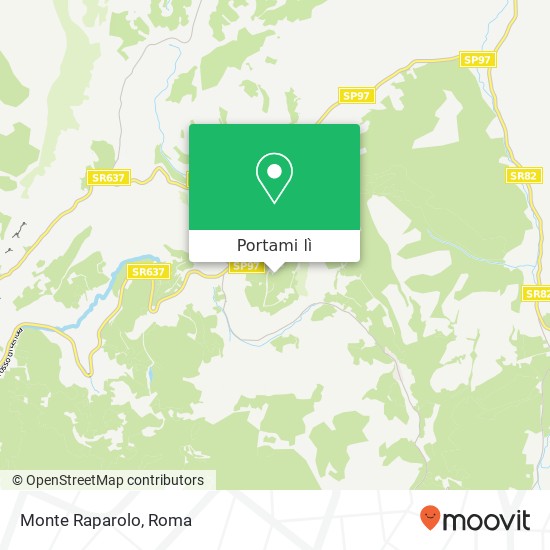 Mappa Monte Raparolo