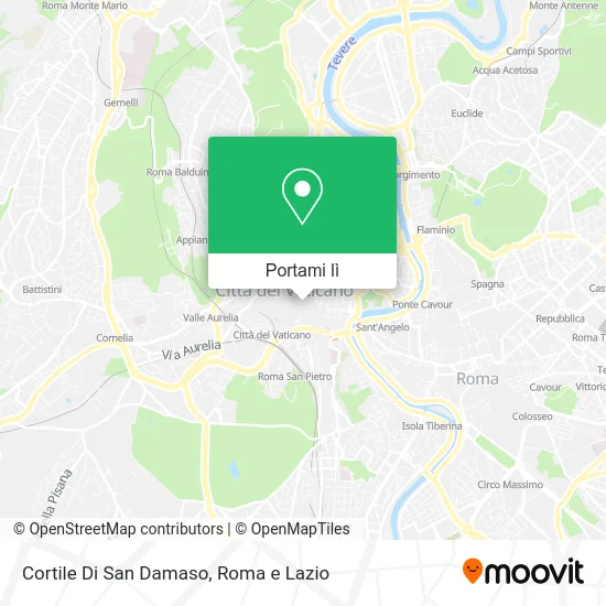 Mappa Cortile Di San Damaso