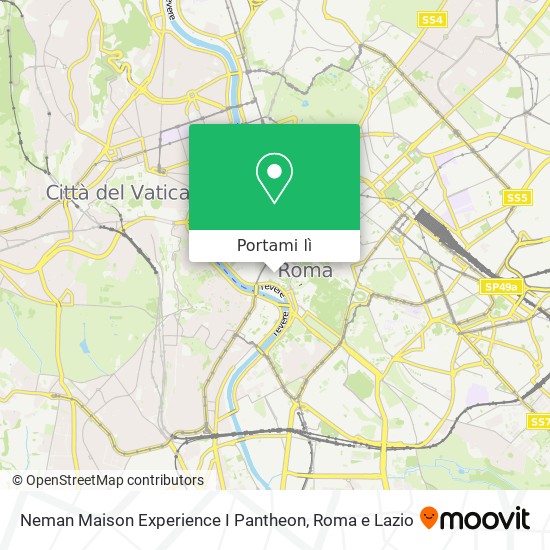 Mappa Neman Maison Experience I Pantheon