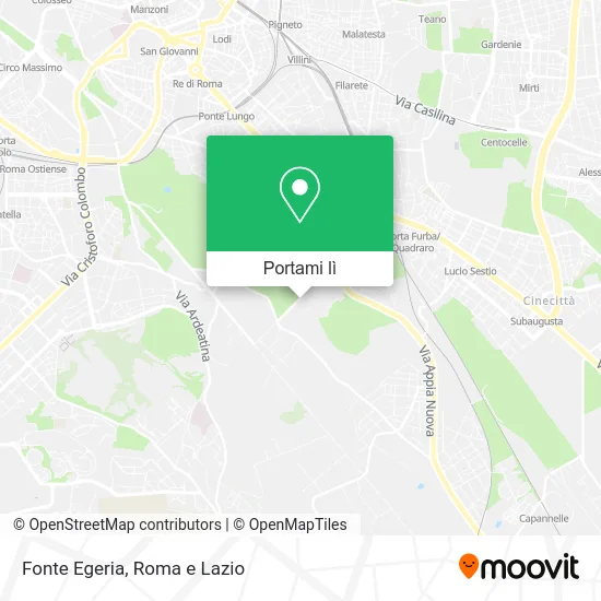 Mappa Fonte Egeria