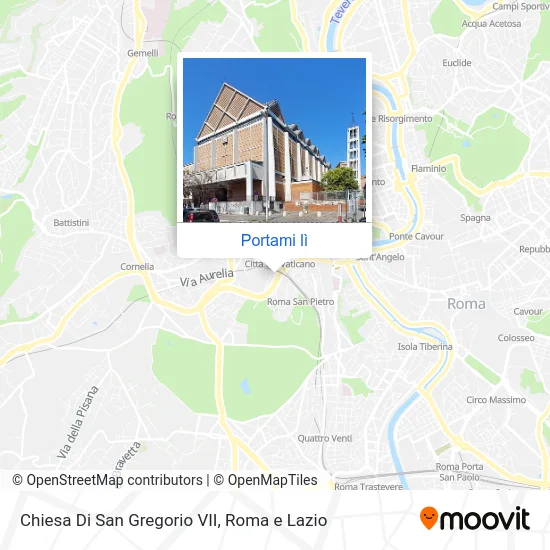 Mappa Chiesa Di San Gregorio VII