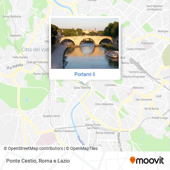 Mappa Ponte Cestio