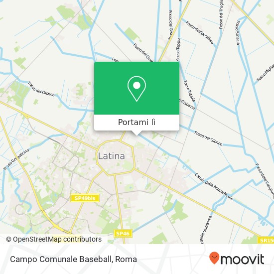 Mappa Campo Comunale Baseball