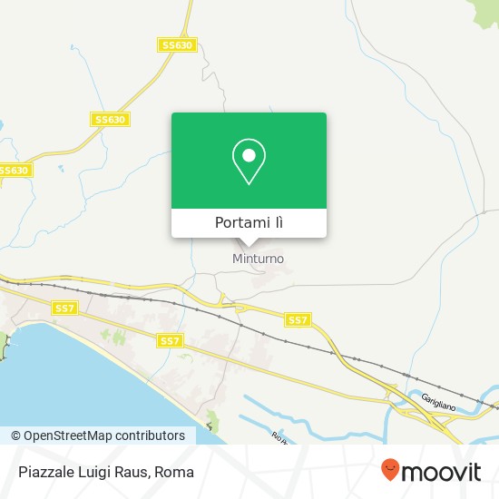 Mappa Piazzale Luigi Raus