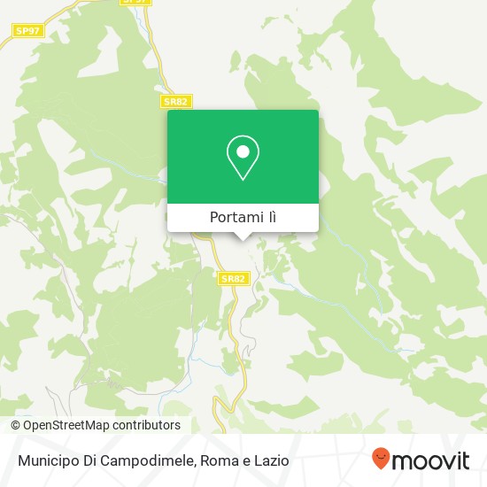 Mappa Municipo Di Campodimele
