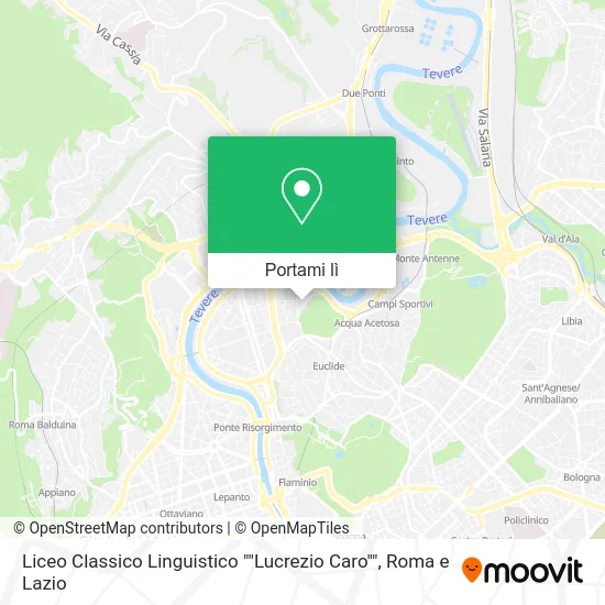 Mappa Liceo Classico Linguistico ""Lucrezio Caro""