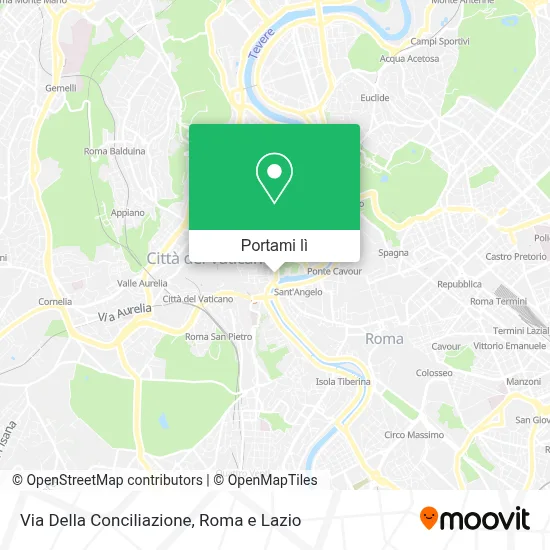 Mappa Via Della Conciliazione