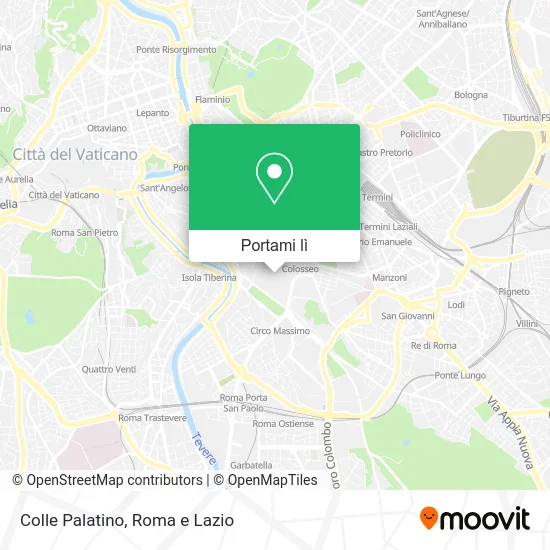 Mappa Colle Palatino