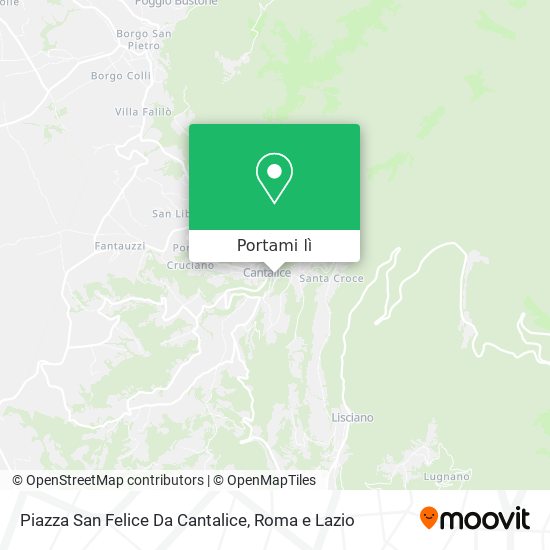 Mappa Piazza San Felice Da Cantalice