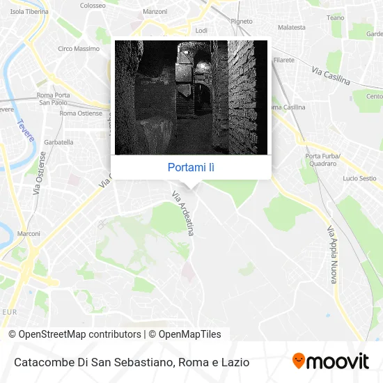 Mappa Catacombe Di San Sebastiano