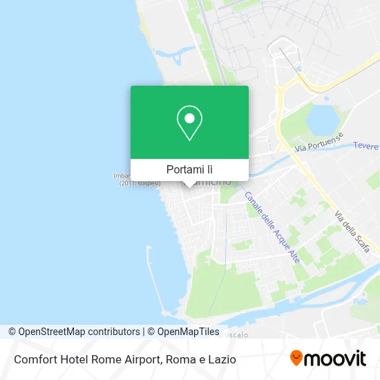 Mappa Comfort Hotel Rome Airport