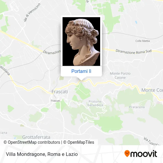 Mappa Villa Mondragone