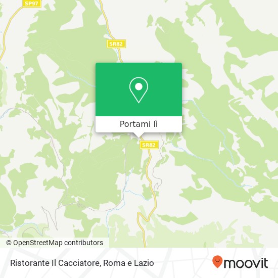 Mappa Ristorante Il Cacciatore