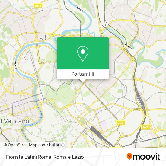 Mappa Fiorista Latini Roma