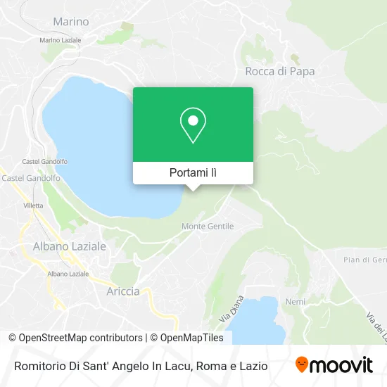 Mappa Romitorio Di Sant' Angelo In Lacu
