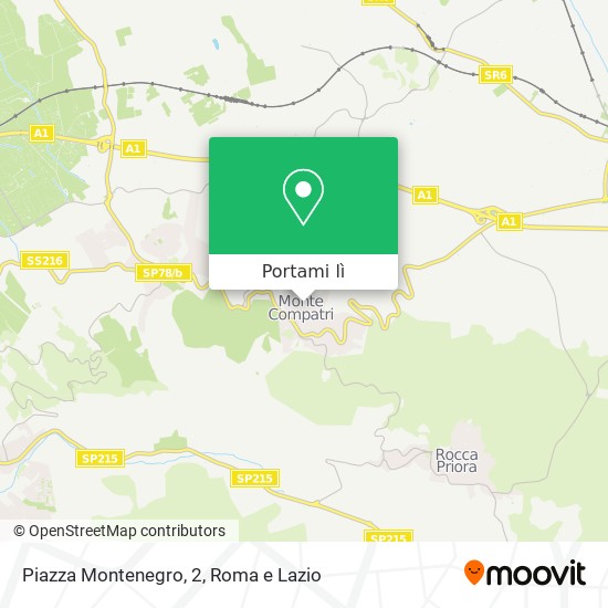 Mappa Piazza Montenegro, 2