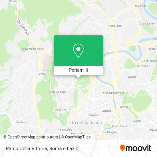 Mappa Parco Della Vittoria