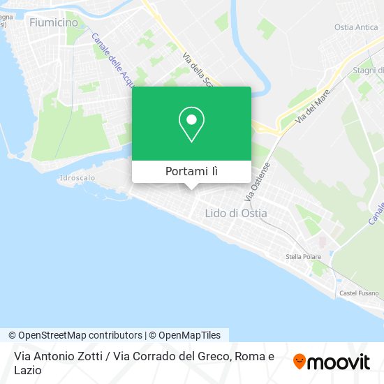 Mappa Via Antonio Zotti / Via Corrado del Greco