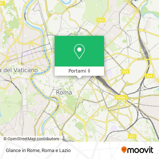 Mappa Glance in Rome