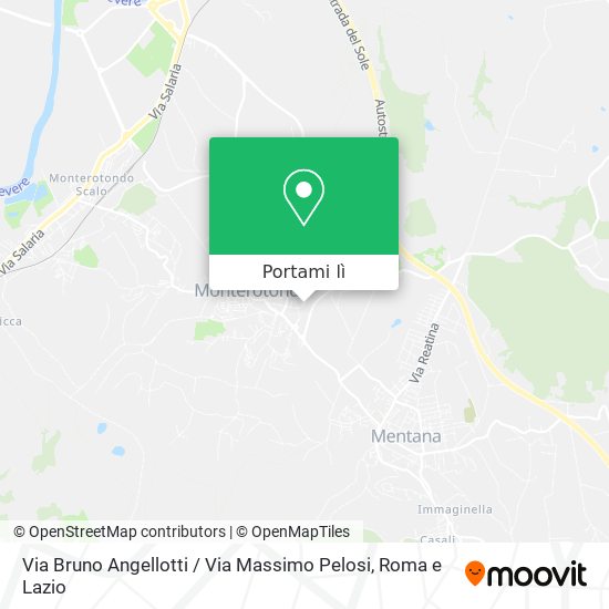 Mappa Via Bruno Angellotti / Via Massimo Pelosi