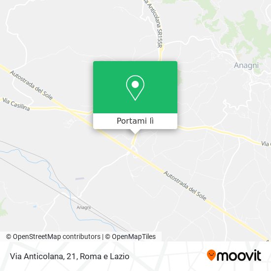 Mappa Via Anticolana, 21