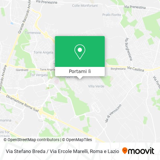 Mappa Via Stefano Breda / Via Ercole Marelli