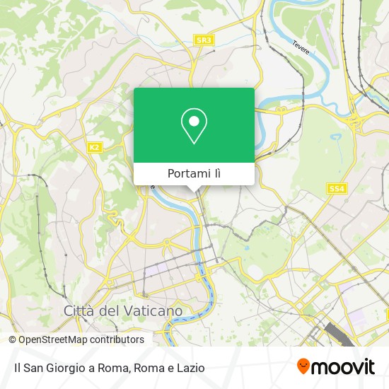 Mappa Il San Giorgio a Roma