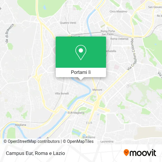 Mappa Campus Eur