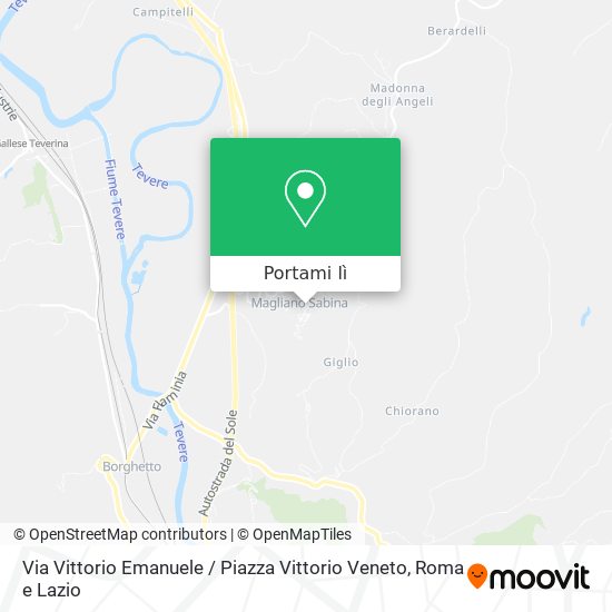 Mappa Via Vittorio Emanuele / Piazza Vittorio Veneto