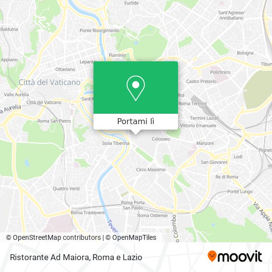 Mappa Ristorante Ad Maiora