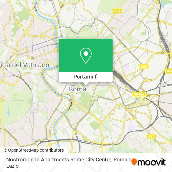 Mappa Nostromondo Apartments Rome City Centre