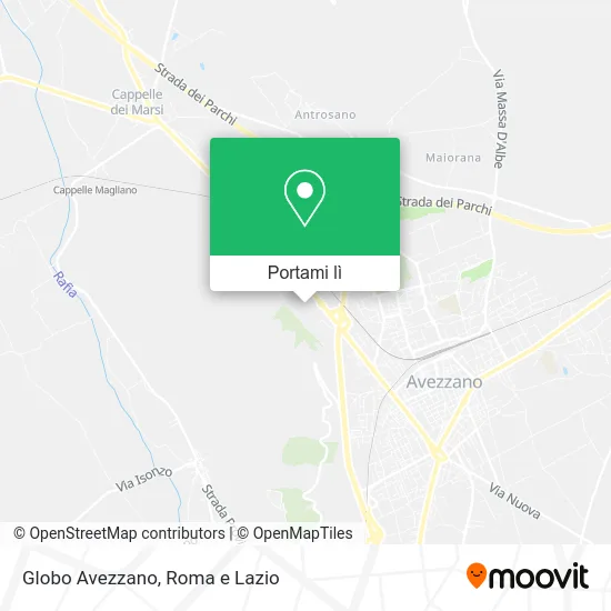 Mappa Globo Avezzano