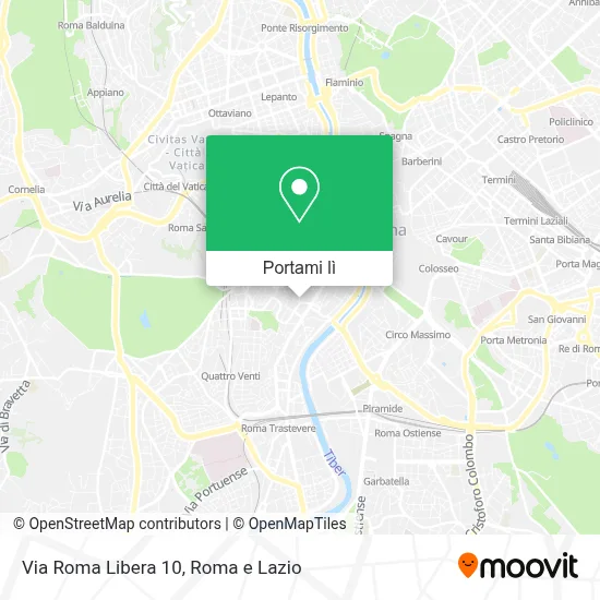 Mappa Via Roma Libera 10