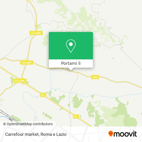 Mappa Carrefour market