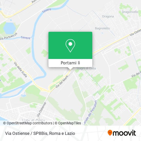 Mappa Via Ostiense / SP8Bis