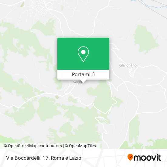 Mappa Via Boccardelli, 17