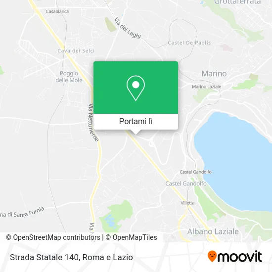 Mappa Strada Statale 140