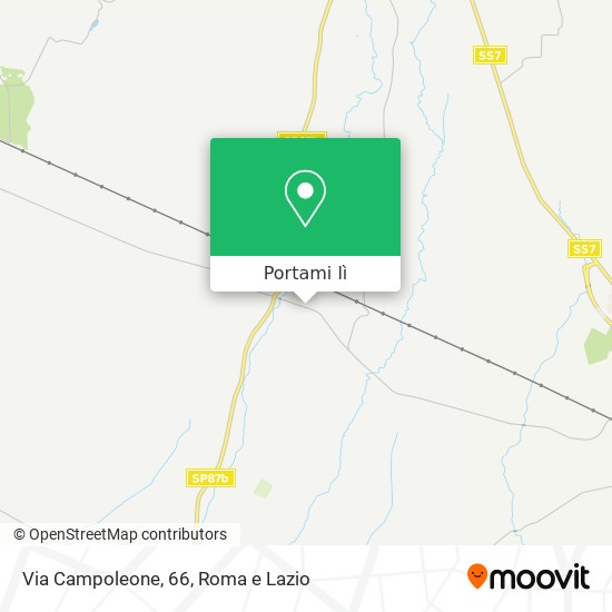 Mappa Via Campoleone, 66