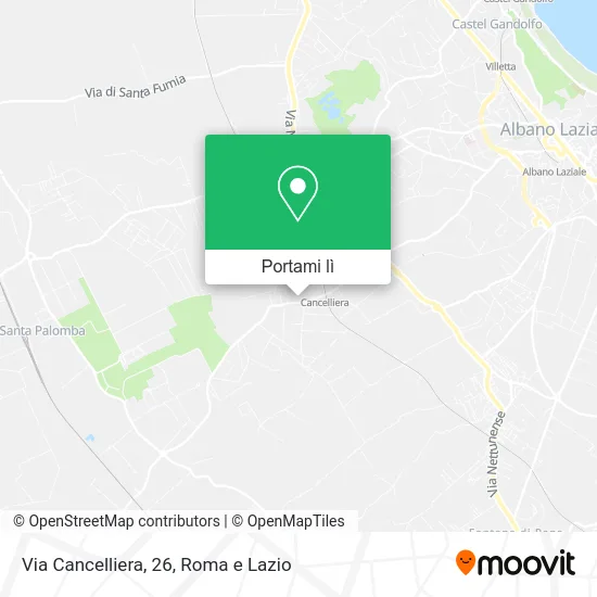 Mappa Via Cancelliera, 26