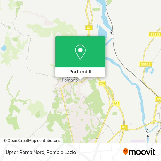 Mappa Upter Roma Nord
