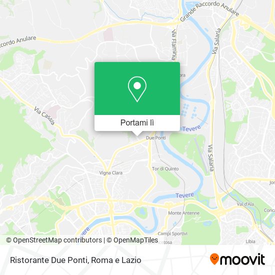 Mappa Ristorante Due Ponti