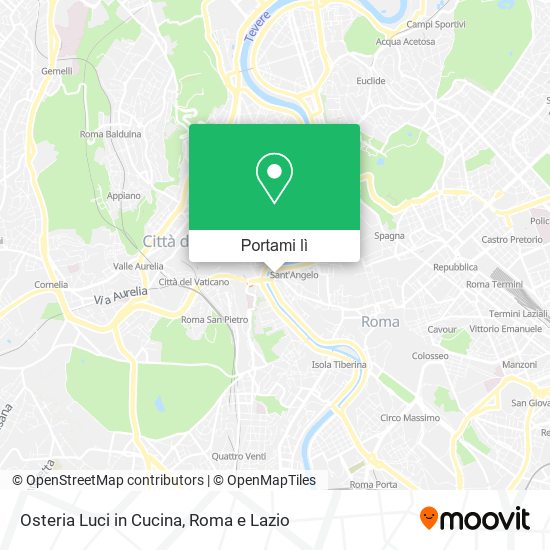Mappa Osteria Luci in Cucina