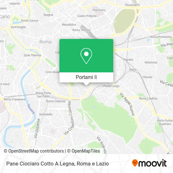 Mappa Pane Ciociaro Cotto A Legna