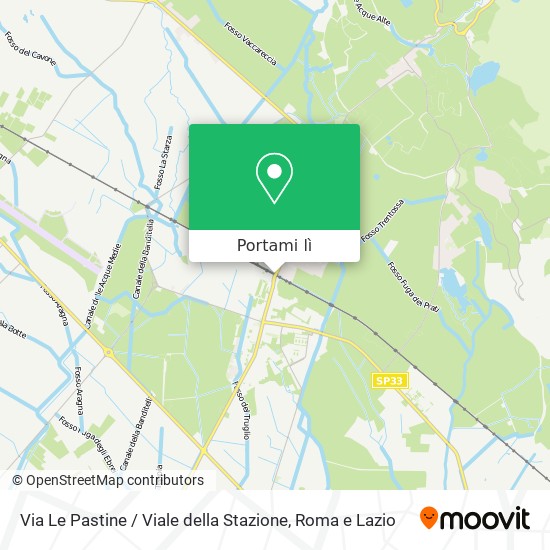 Mappa Via Le Pastine / Viale della Stazione