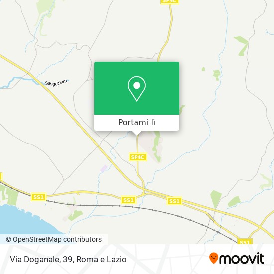 Mappa Via Doganale, 39