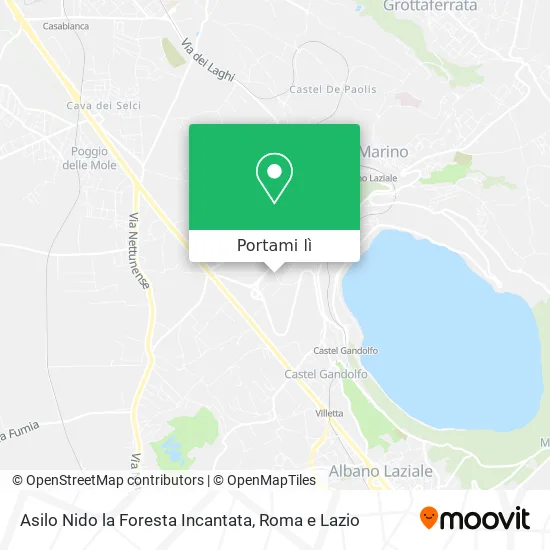 Mappa Asilo Nido la Foresta Incantata