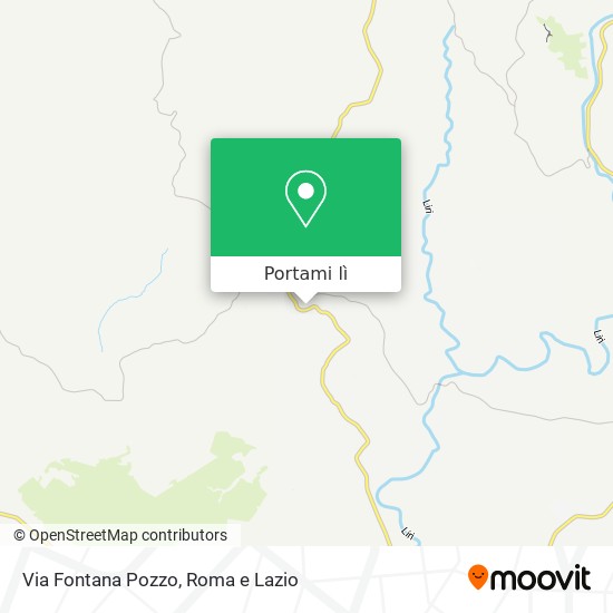 Mappa Via Fontana Pozzo